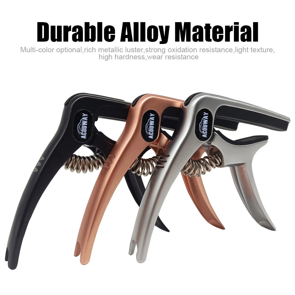 3 In1 Guitar Capo for Acoustic and Electric Guitar - Your Guitar Buddy