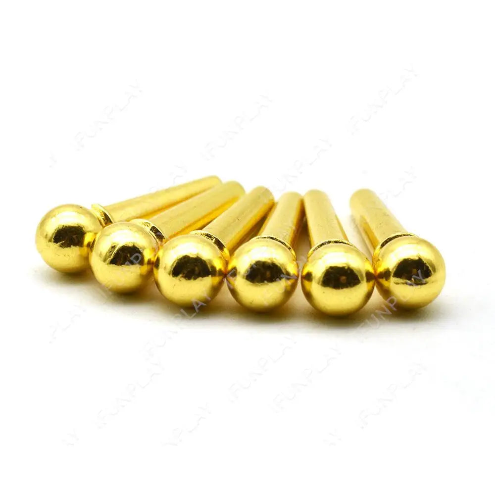 6pcs Real Bone Acoustic Guitar Bridge Pins - Your Guitar Buddy