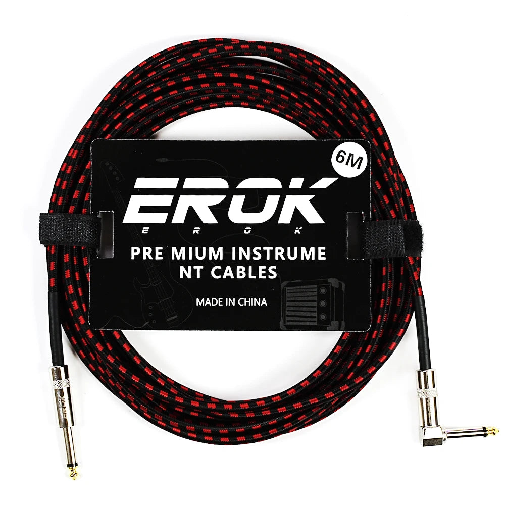 EROK 1.5/3/6/10m Guitar Audio Cables - Your Guitar Buddy