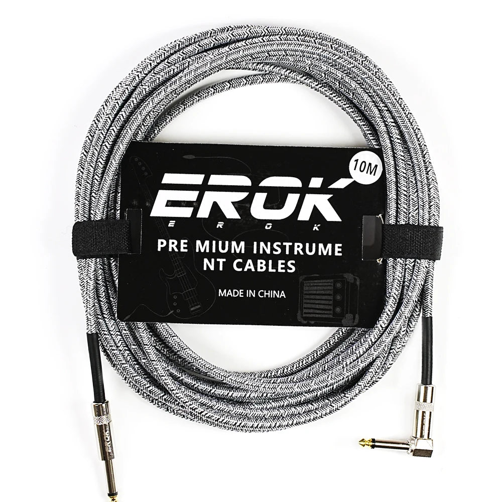 EROK 1.5/3/6/10m Guitar Audio Cables - Your Guitar Buddy