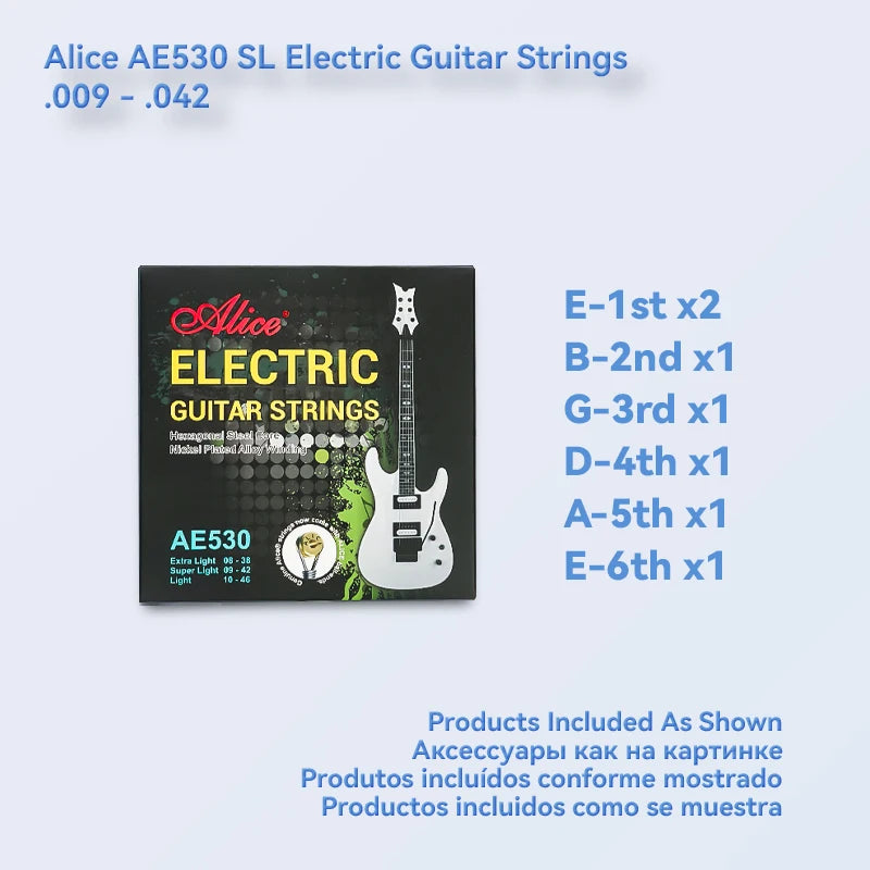 ALICE AE530SL Electric Guitar Strings - Your Guitar Buddy