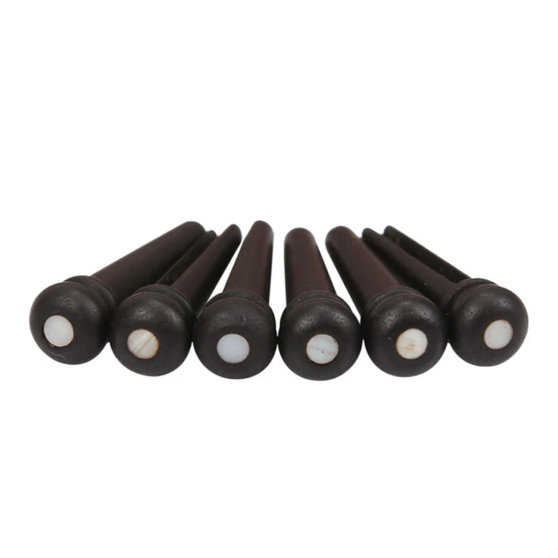 6pcs Real Bone Acoustic Guitar Bridge Pins - Your Guitar Buddy