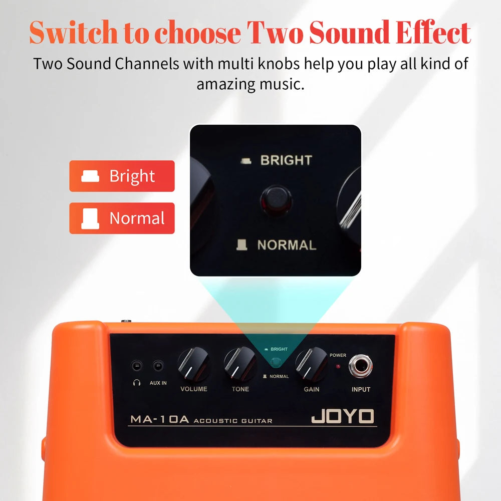 JOYO MA-10A Acoustic Guitar Amplifier - Your Guitar Buddy