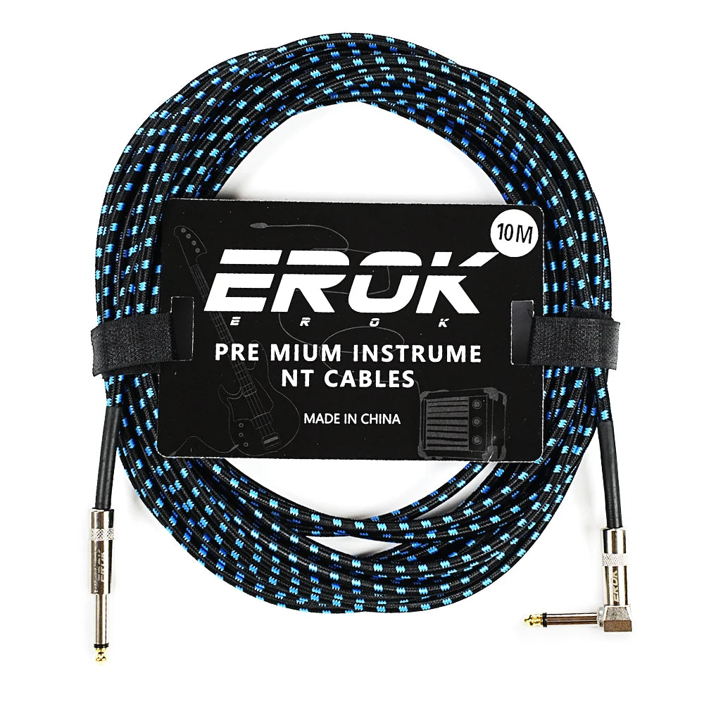 EROK 1.5/3/6/10m Guitar Audio Cables - Your Guitar Buddy