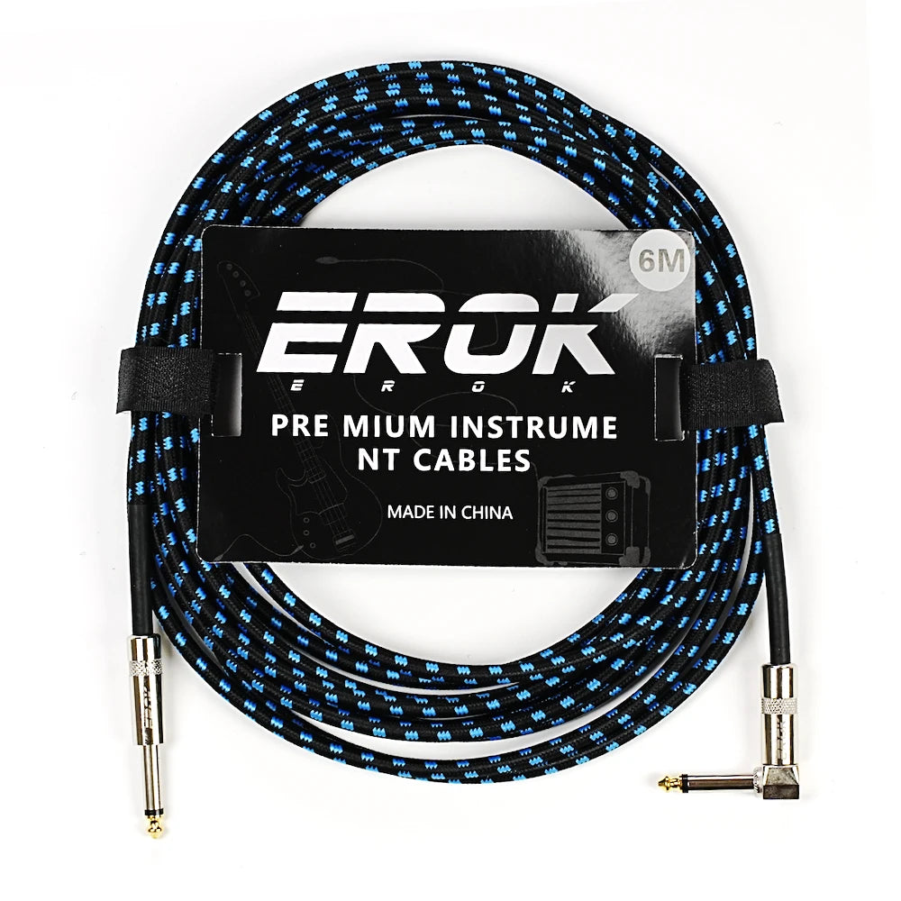 EROK 1.5/3/6/10m Guitar Audio Cables - Your Guitar Buddy