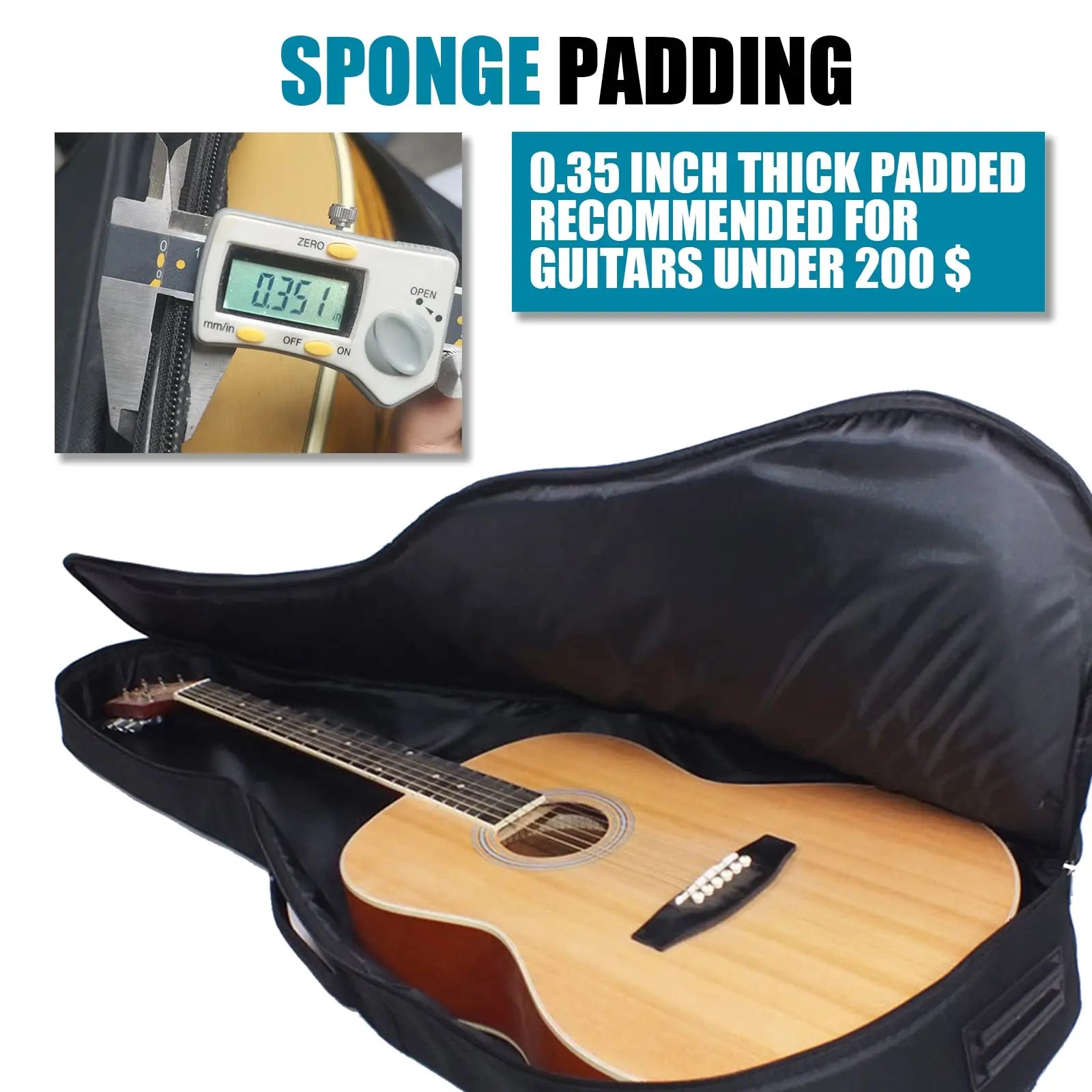 Acoustic Guitar Gig Bag 41 Inch - Your Guitar Buddy