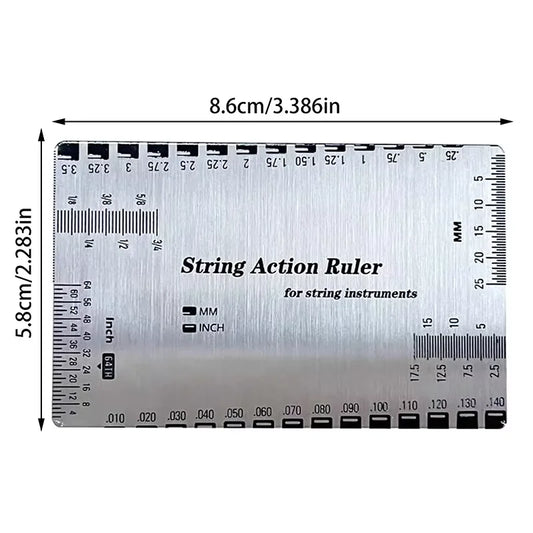 1PC Stainless Steel String Action Gauge - Your Guitar Buddy