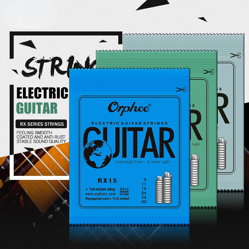 Orphee RX Series Electric Guitar Strings - Your Guitar Buddy