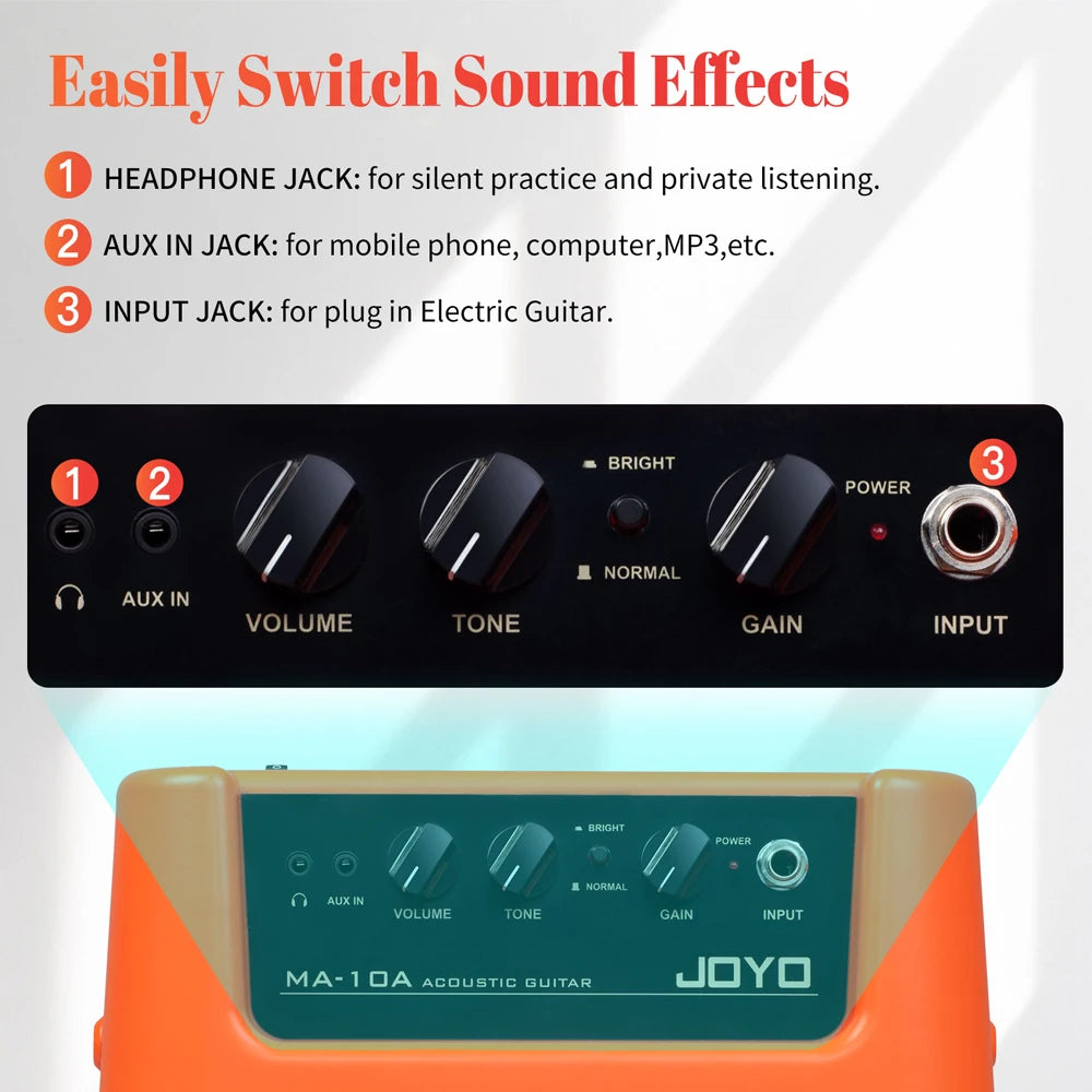 JOYO MA-10A Acoustic Guitar Amplifier - Your Guitar Buddy