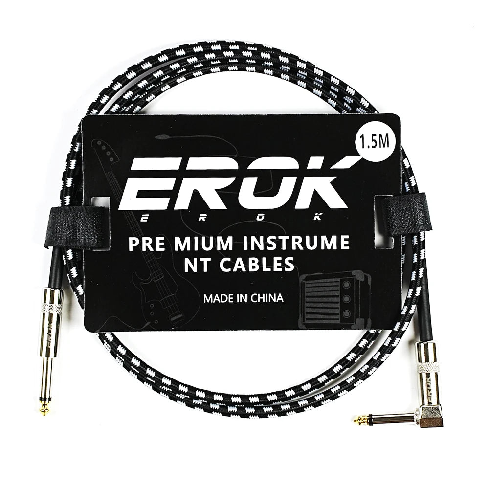 EROK 1.5/3/6/10m Guitar Audio Cables - Your Guitar Buddy