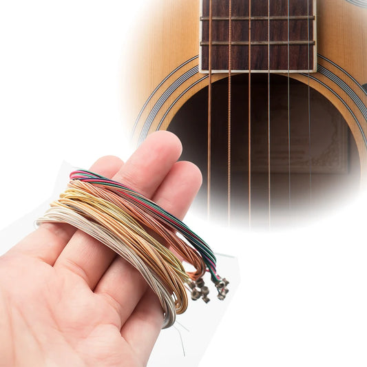 6pcs Acoustic Guitar Strings Full Set - Your Guitar Buddy