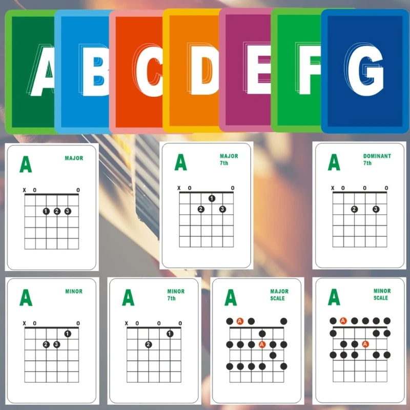 Guitar Chord Flash Cards - Your Guitar Buddy
