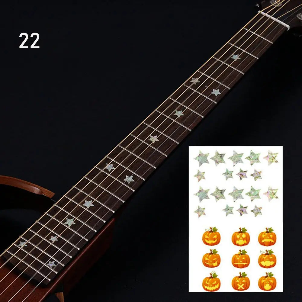 Guitar Fretboard Inlay Decal Stickers - Your Guitar Buddy