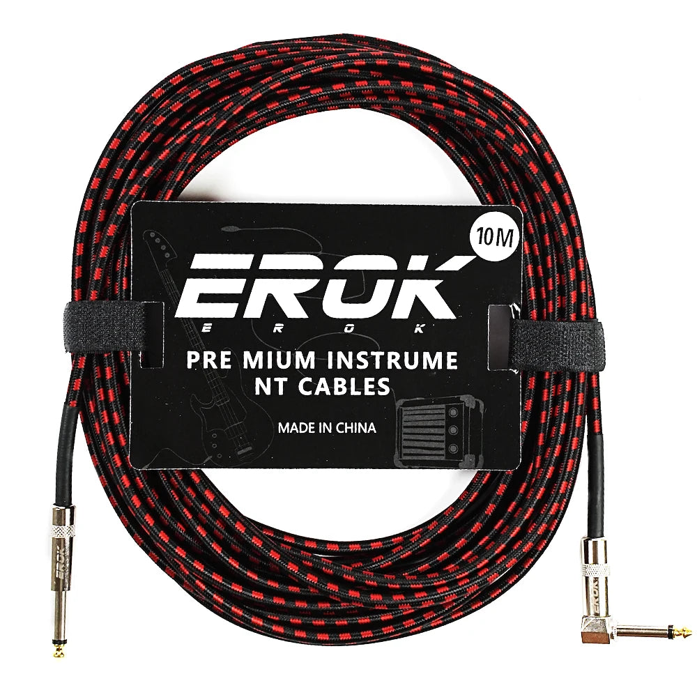 EROK 1.5/3/6/10m Guitar Audio Cables - Your Guitar Buddy