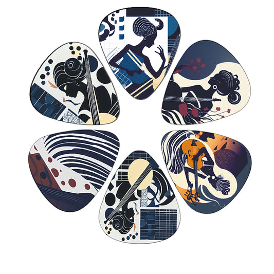 12pcs Guitar Pick Set Blue Soul - Your Guitar Buddy