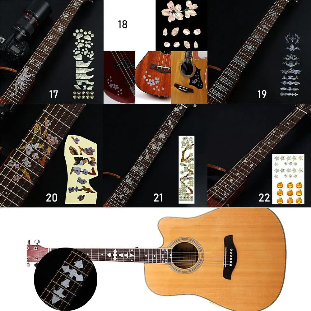 Guitar Fretboard Inlay Decal Stickers - Your Guitar Buddy