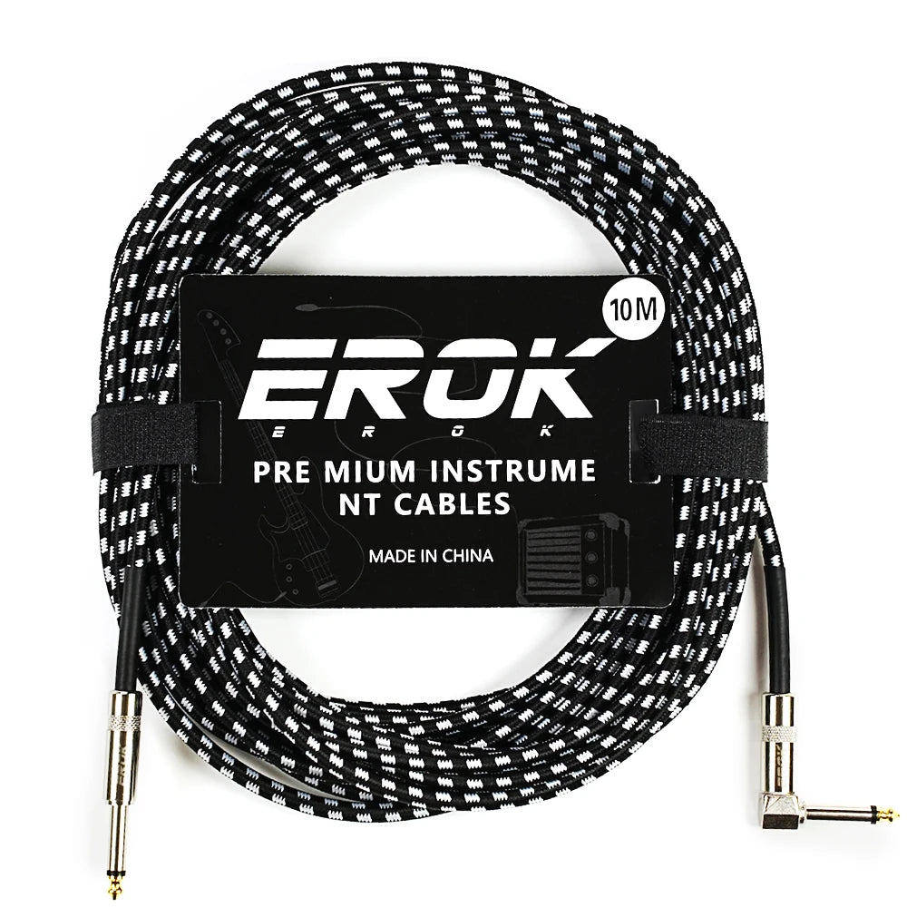 EROK 1.5/3/6/10m Guitar Audio Cables - Your Guitar Buddy