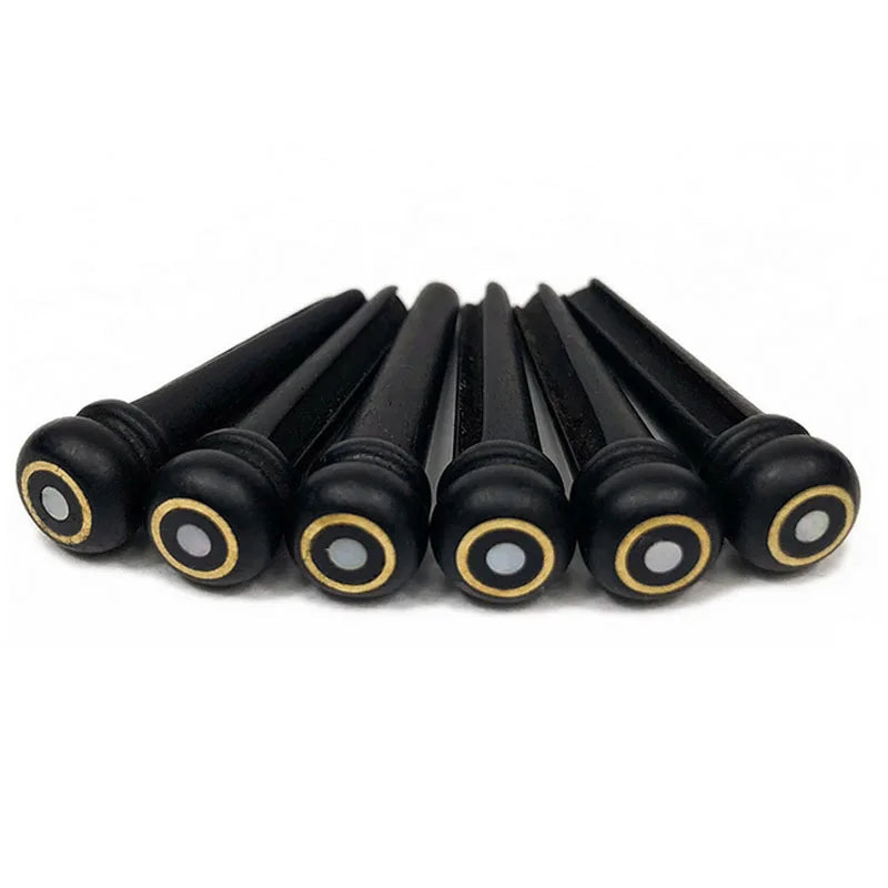 6pcs Real Bone Acoustic Guitar Bridge Pins - Your Guitar Buddy