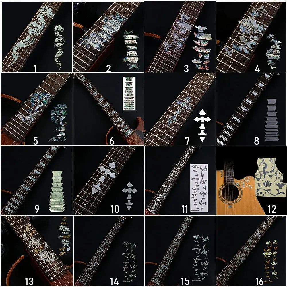 Guitar Fretboard Inlay Decal Stickers - Your Guitar Buddy
