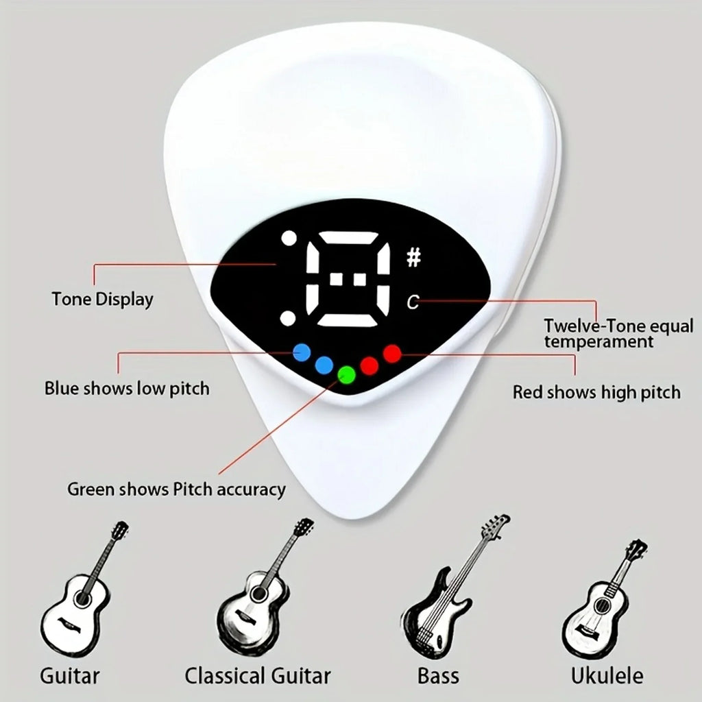 2-In-1 Guitar Pick & Tuner - Your Guitar Buddy