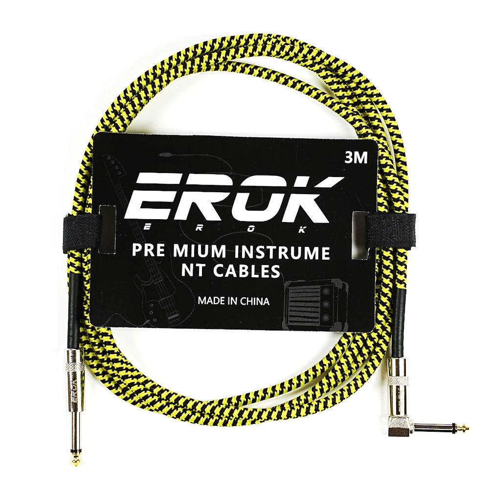 EROK 1.5/3/6/10m Guitar Audio Cables - Your Guitar Buddy