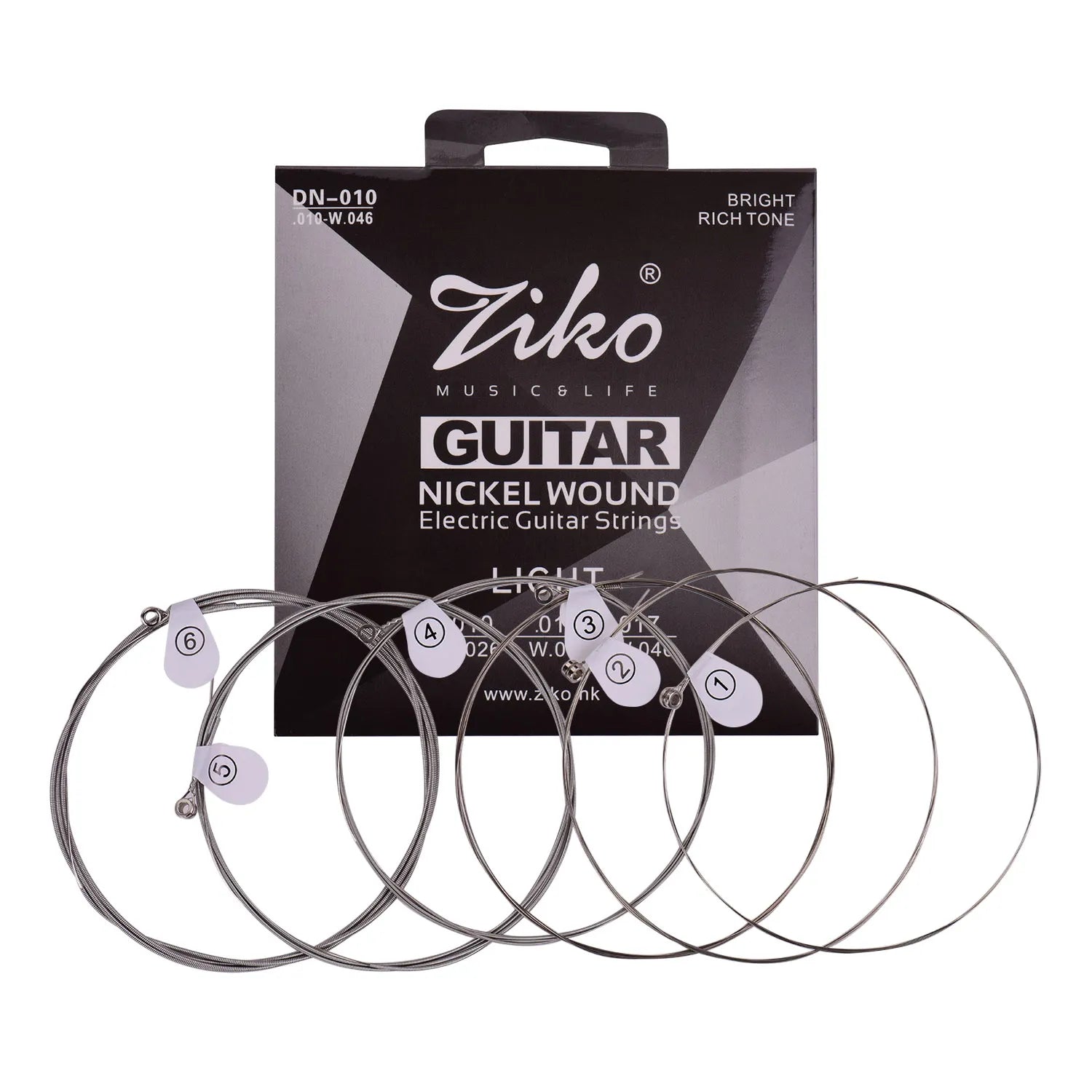ZIKO Light/Extra Light Electric Guitar Strings - Your Guitar Buddy