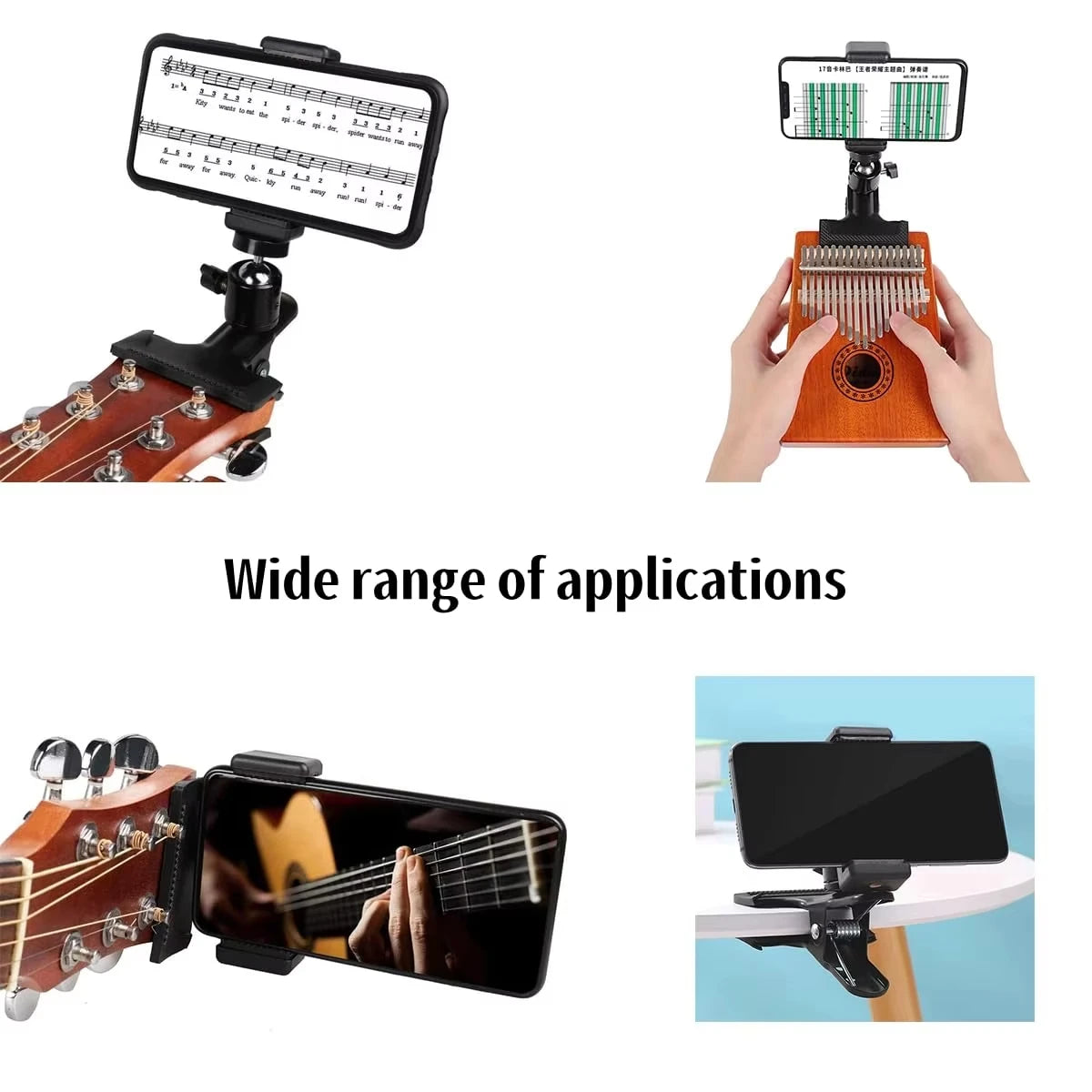 Guitar Mobile Phone Hands-Free Clip