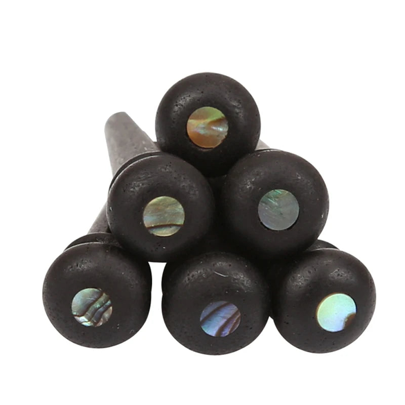 6pcs Real Bone Acoustic Guitar Bridge Pins - Your Guitar Buddy