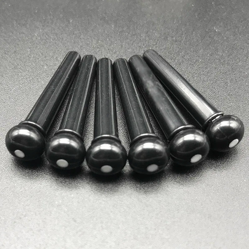 6pcs Real Bone Acoustic Guitar Bridge Pins - Your Guitar Buddy