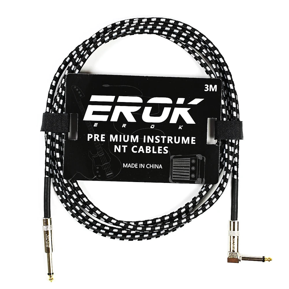 EROK 1.5/3/6/10m Guitar Audio Cables - Your Guitar Buddy