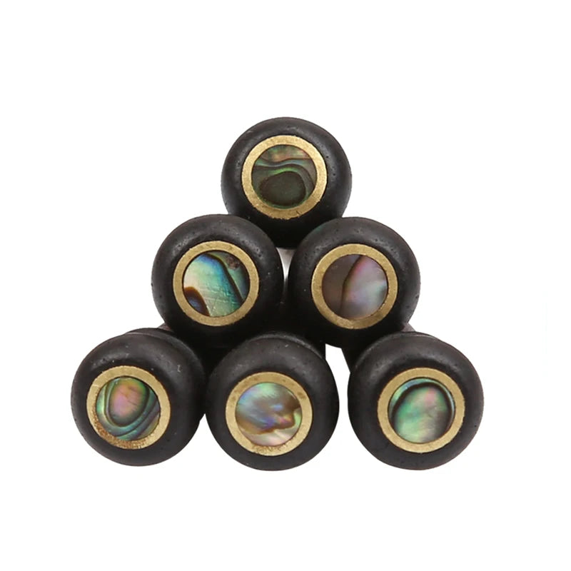 6pcs Real Bone Acoustic Guitar Bridge Pins - Your Guitar Buddy
