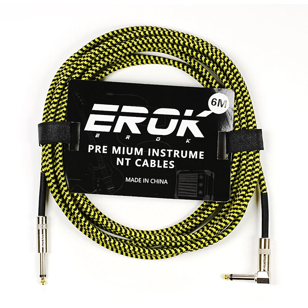 EROK 1.5/3/6/10m Guitar Audio Cables - Your Guitar Buddy