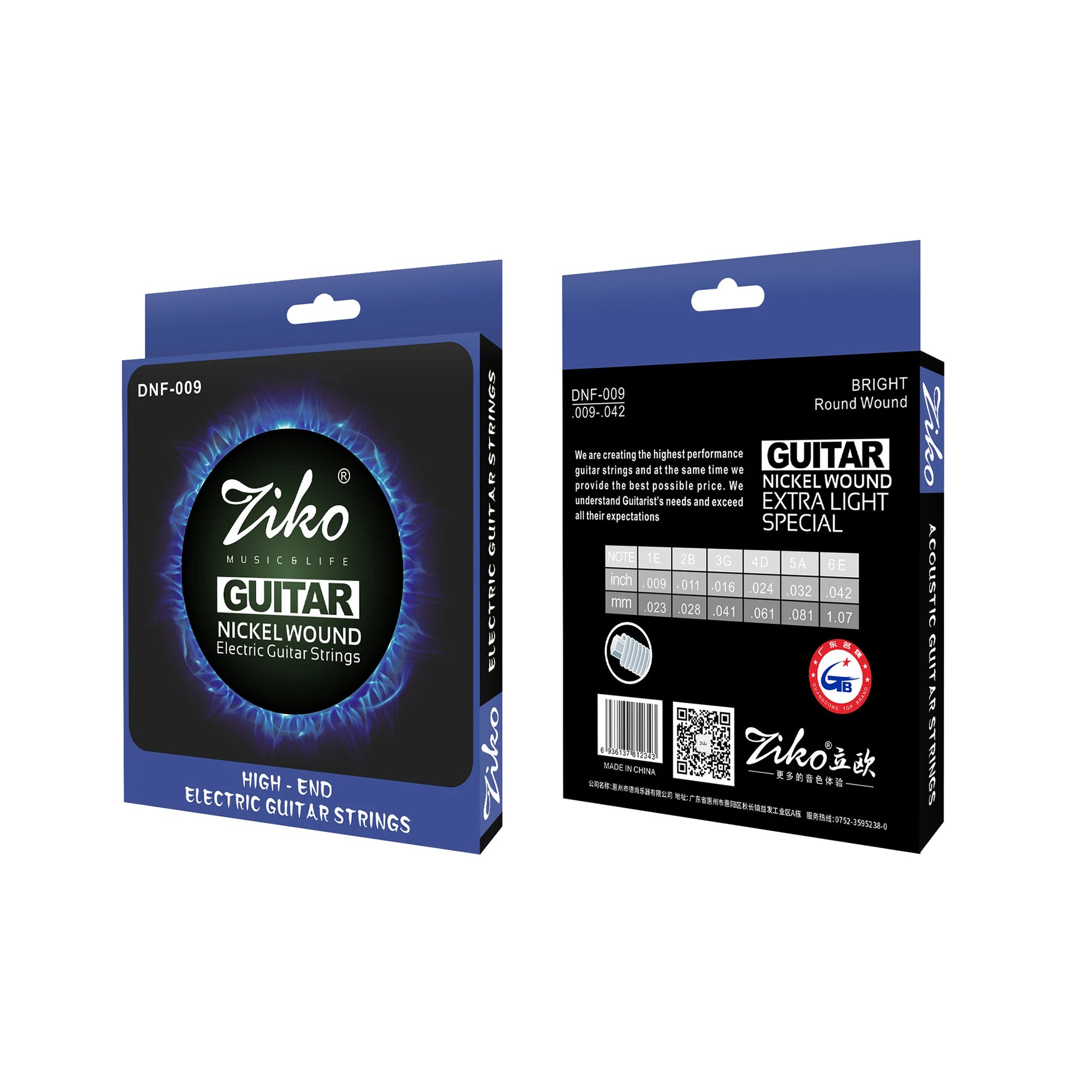 ZIKO DNF-009 Electric Guitar Strings - Your Guitar Buddy