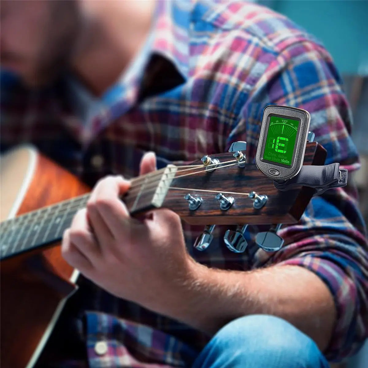 Clip-On Electronic Tuner - Your Guitar Buddy
