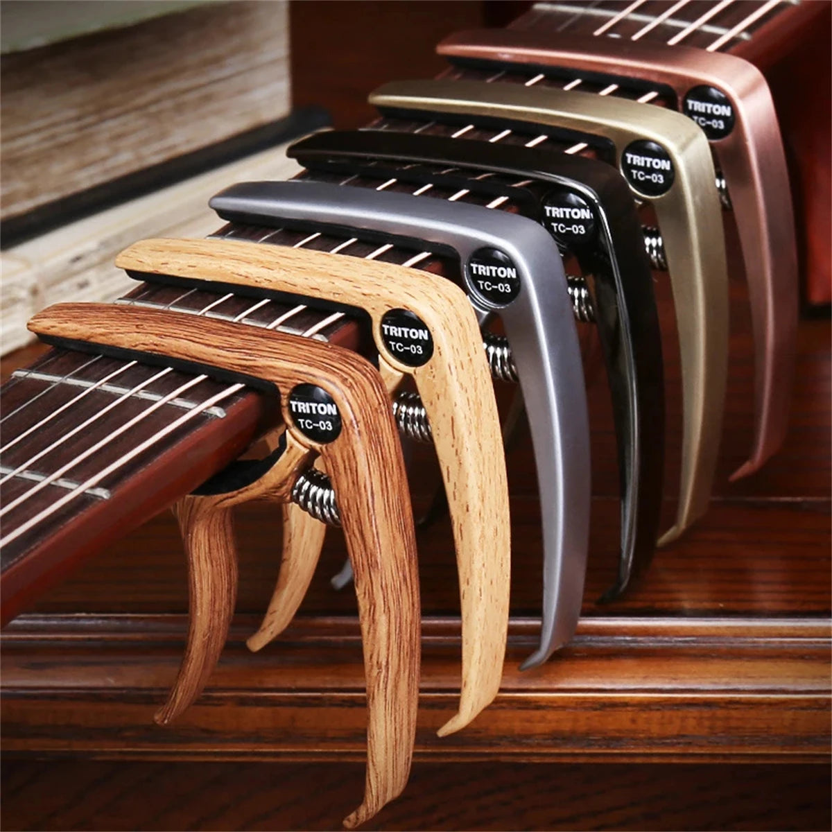 Wooden Style Guitar Capo - Your Guitar Buddy