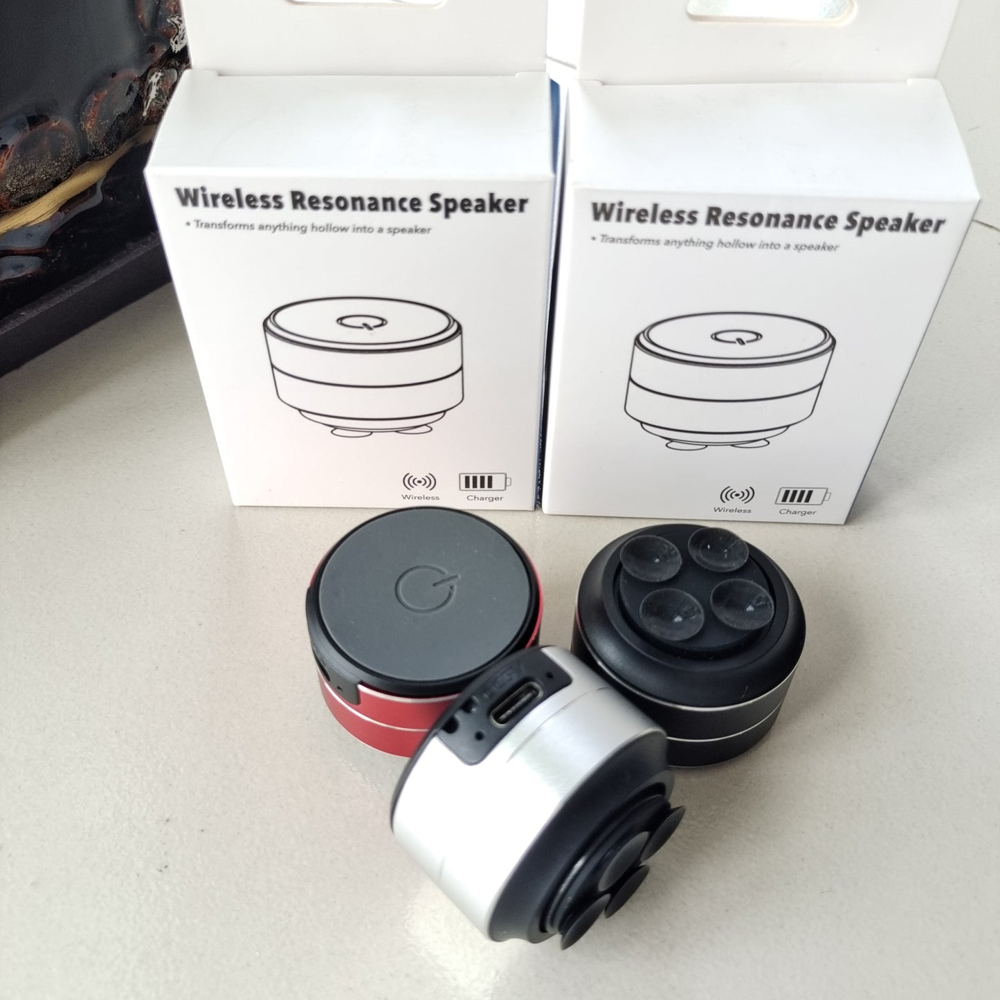 TWS Black Technology Bone Conduction Bluetooth Speaker